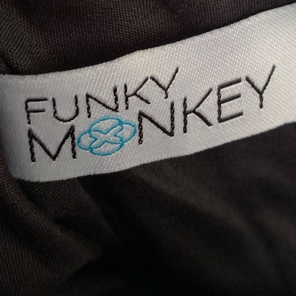 FUNKY MONKEY Classic Black & White Stripe Tassel Fold Over Clutch Handbag Purse - Picture 11 of 12